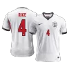 RICE #4 England Home Player Version Jersey World Cup 2026 - gogoalshop