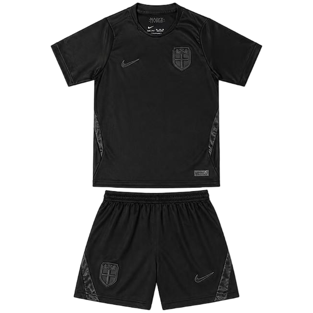 Norway Kids soccer jerseys Black