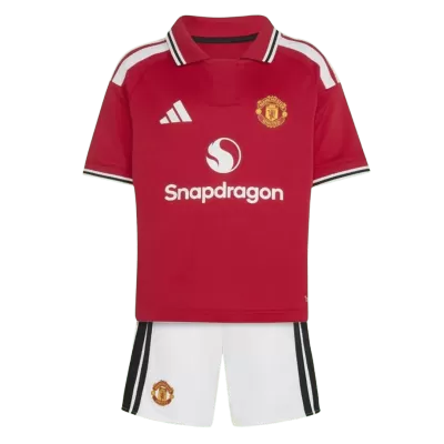 Manchester United Home Kids Soccer Jerseys Kit 2026/27 - gogoalshop