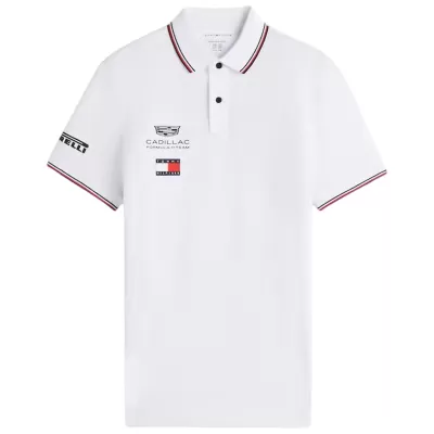 Cadillac F1 2026 Team Polo White - gogoalshop