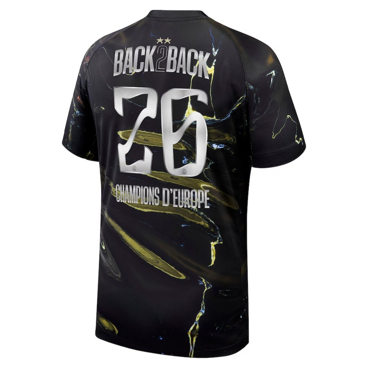 Champions of Europe #26 PSG Jersey 2025/26 Night Edition - gogoalshop
