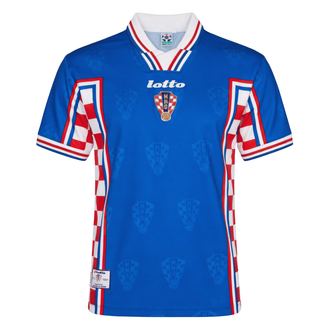 Retro Soccer Jersey Croatia Away World Cup 1998 - gogoalshop