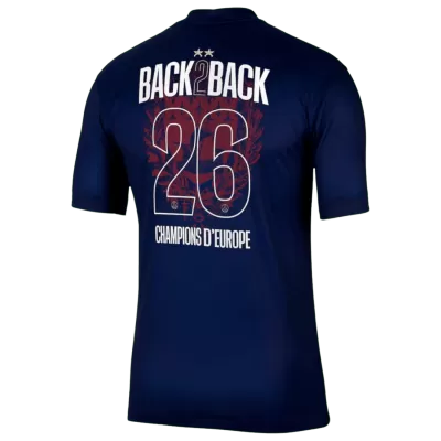 Champions of Europe #26 PSG Home Soccer Jersey 2025/26 - gogoalshop