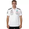 Mercedes AMG Petronas F1 2026 Team Polo White - gogoalshop