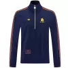 AS Roma 1/2 Zipper Windbreaker Jacket Navy 2026 - gogoalshop