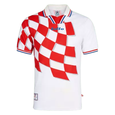 Retro Soccer Jersey Croatia Home World Cup 1998 - gogoalshop