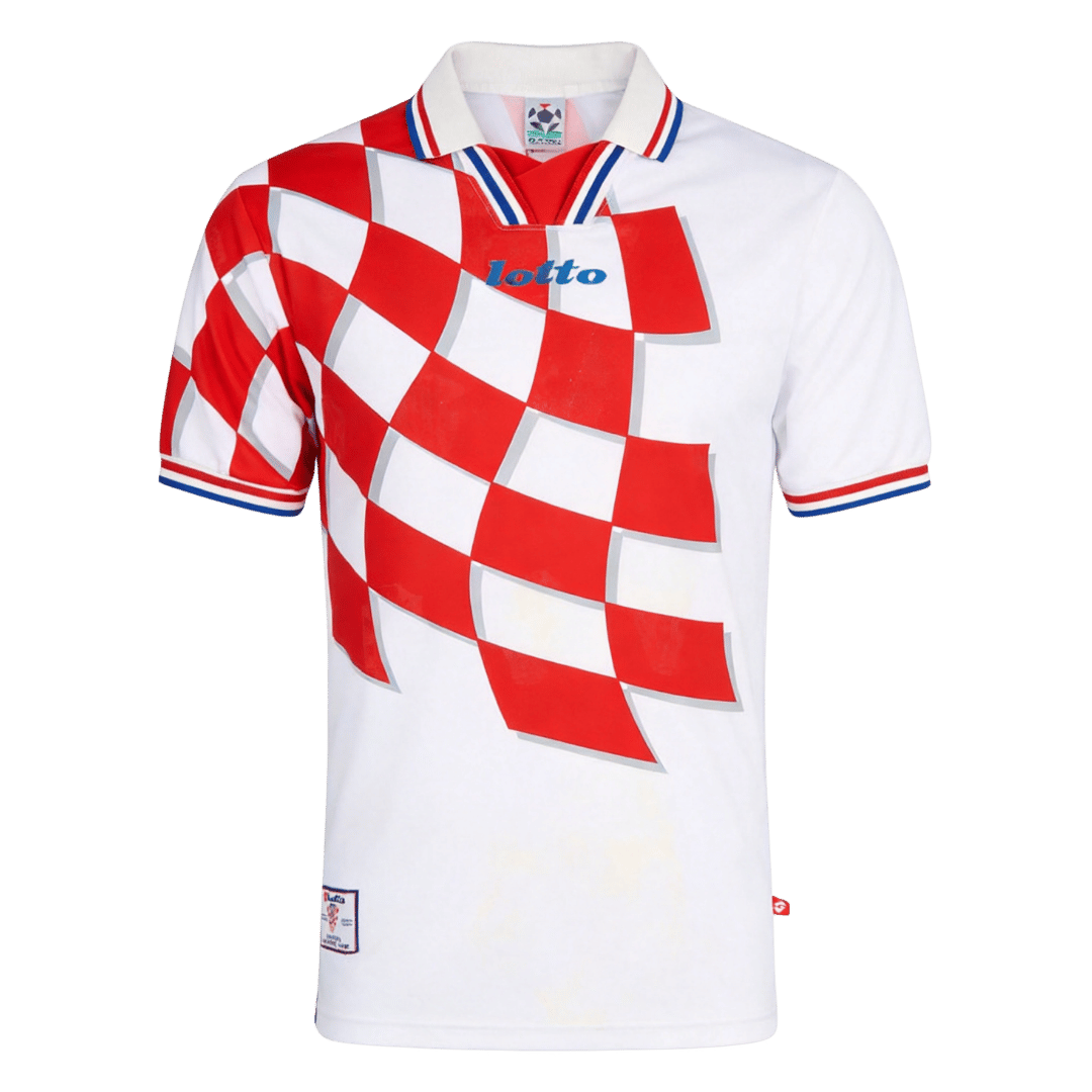 Retro Soccer Jersey Croatia Home World Cup 1998 - gogoalshop