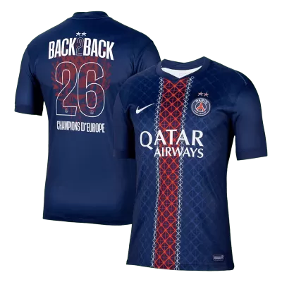 Champions of Europe #26 PSG Home Soccer Jersey 2025/26 - gogoalshop