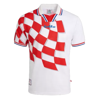 Retro Soccer Jersey Croatia Home World Cup 1998 - gogoalshop