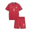 B. FERNANDES #8 Portugal Home World Cup Kids Soccer Jerseys Kit 2026 - gogoalshop