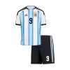 J.ÁLVAREZ #9 Argentina Home World Cup Kids Soccer Jerseys Kit 2026 - gogoalshop