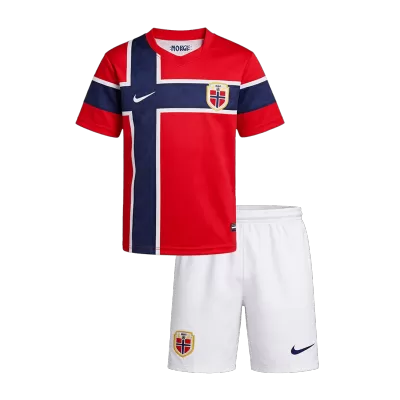 Norway Home Kids Soccer Jerseys Kit World Cup 2026 - gogoalshop