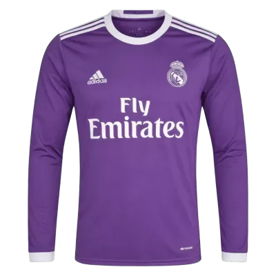 Retro Soccer Jersey Real Madrid Away Long Sleeve 2016/17 - gogoalshop