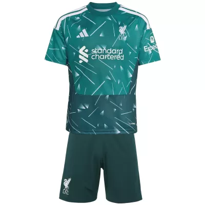 Liverpool Goalkeeper Kids Soccer Jerseys Kit 2026/27 Green - gogoalshop