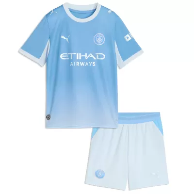 Manchester City Home Kids Soccer Jerseys Kit 2026/27 - gogoalshop