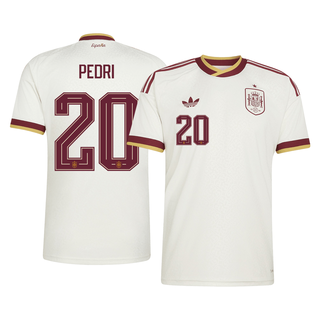 PEDRI #20 Spain Away Soccer Jersey World Cup 2026 | Gogoalshop