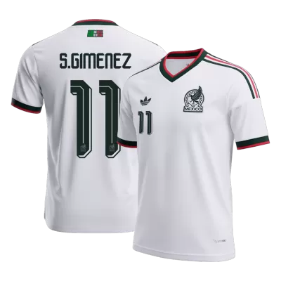 S.GIMENEZ #11 Mexico Away Soccer Jersey World Cup 2026 - gogoalshop