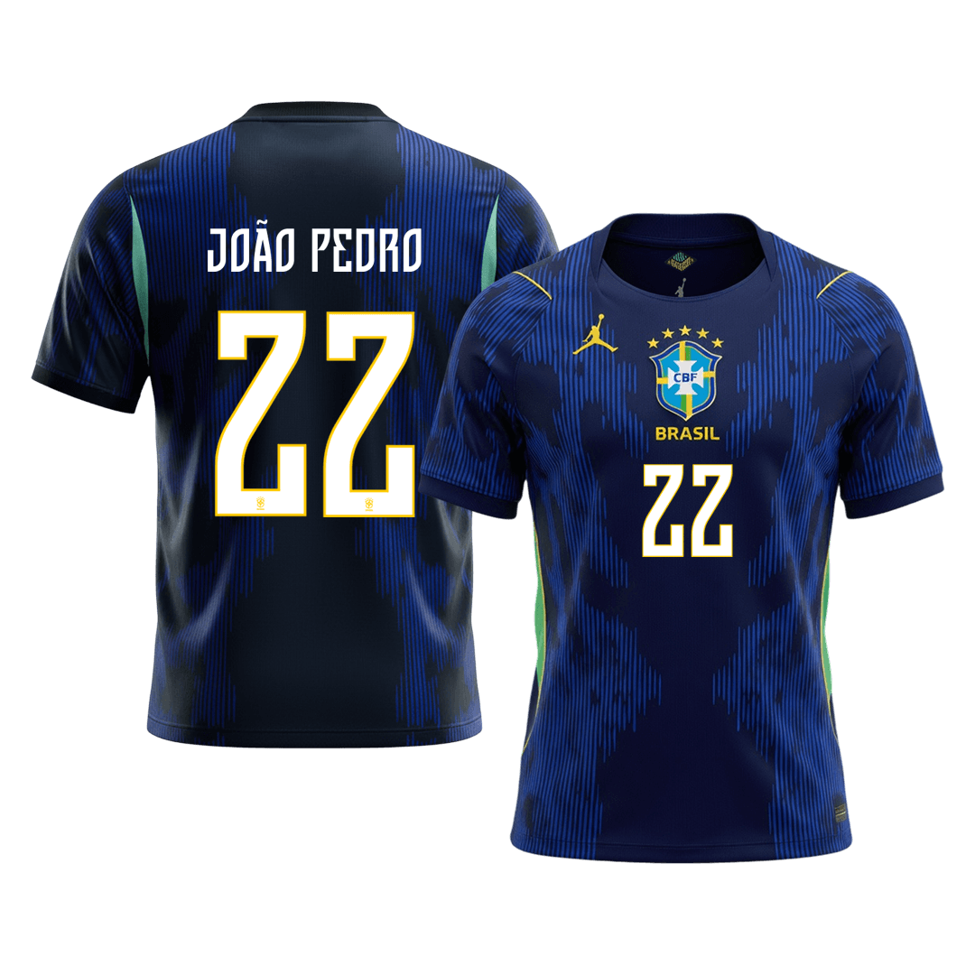 JOÃO PEDRO #22 Brazil Away Soccer Jersey World Cup 2026 | Gogoalshop
