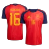 RODRIGO #16 Spain Home Soccer Jersey 2026 - gogoalshop