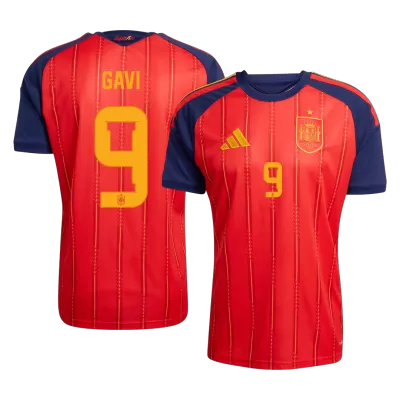 GAVI #9 Spain Home Soccer Jersey 2026 - gogoalshop