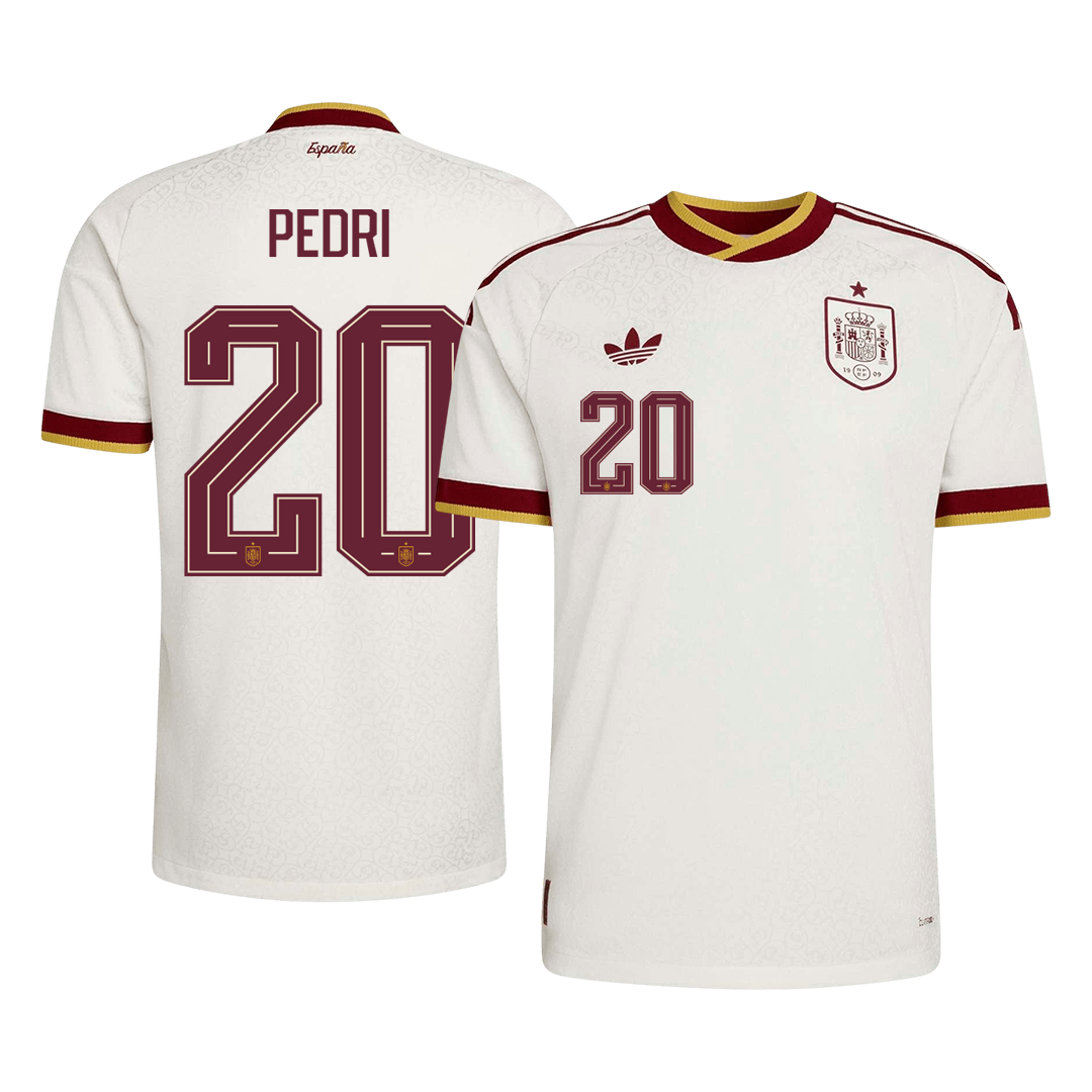 PEDRI #20 Spain Away Player Version Jersey World Cup 2026 | Gogoalshop