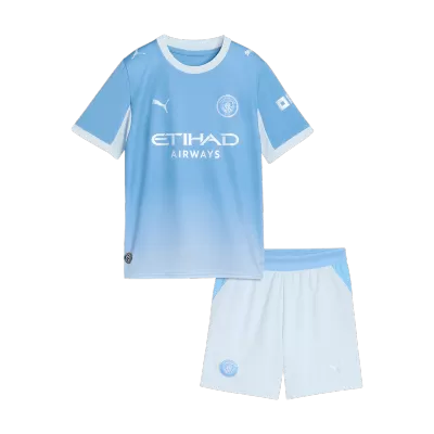 Manchester City Home Kids Soccer Jerseys Kit 2026/27 - gogoalshop