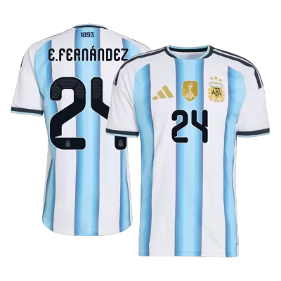 E. FERNÁNDEZ #24 Argentina Home Player Version Jersey World Cup 2026 - gogoalshop
