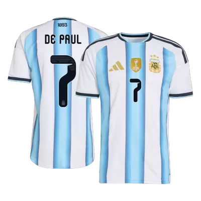 DE PAUL #7 Argentina Home Player Version Jersey World Cup 2026 - gogoalshop