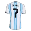 DE PAUL #7 Argentina Home Player Version Jersey World Cup 2026 - gogoalshop