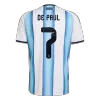 DE PAUL #7 Argentina Home Soccer Jersey 2026 - gogoalshop