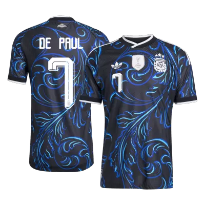 DE PAUL #7 Argentina Away Player Version Jersey World Cup 2026 - gogoalshop