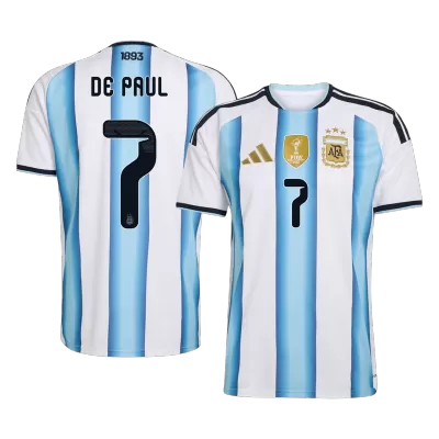 DE PAUL #7 Argentina Home Soccer Jersey 2026 - gogoalshop