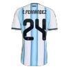 E. FERNÁNDEZ #24 Argentina Home Player Version Jersey World Cup 2026 - gogoalshop