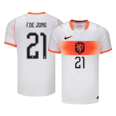 F.DE JONG #21 Netherlands Away Soccer Jersey World Cup 2026 - gogoalshop
