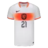 F.DE JONG #21 Netherlands Away Soccer Jersey World Cup 2026 - gogoalshop