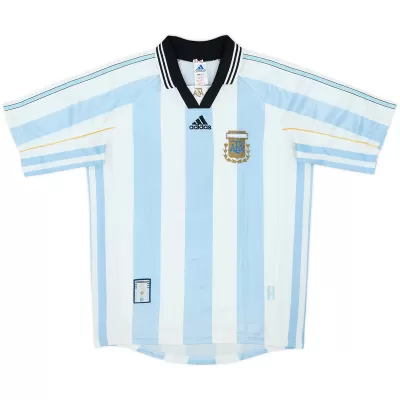 Retro Soccer Jersey Argentina Home World Cup 1998 - gogoalshop