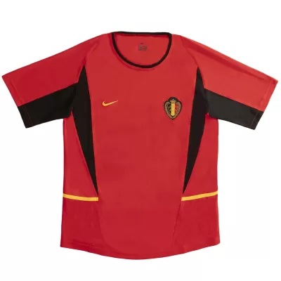 Retro Soccer Jersey Belgium Home World Cup 2002 - gogoalshop