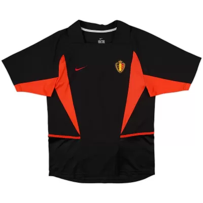 Retro Soccer Jersey Belgium Away World Cup 2002 - gogoalshop