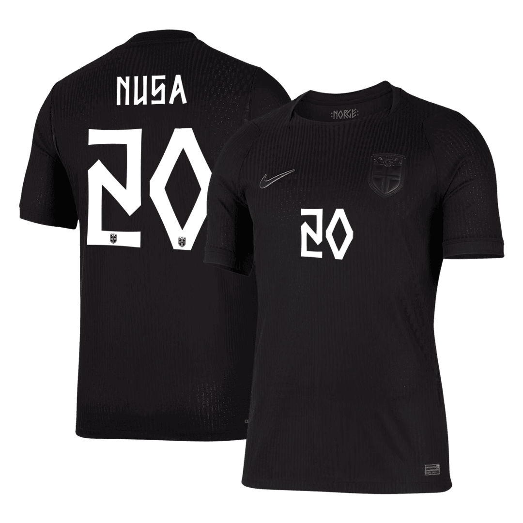 ノルウェー代表 ヌサ ユニフォーム 20番 NIKE NUSA #20 Norway Away Player Version Jersey World Cup 2026 | Gogoalshop