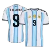 J.ALVAREZ #9 Argentina Home Soccer Jersey World Cup 2026 - gogoalshop