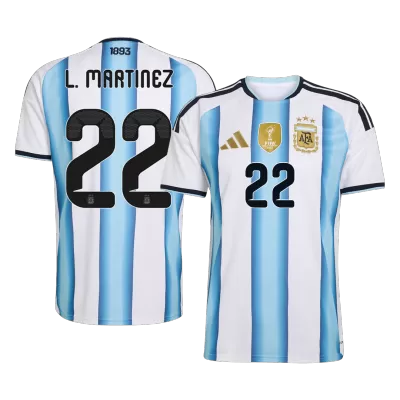 L.MARTINEZ #22 Argentina Home Soccer Jersey World Cup 2026 - gogoalshop