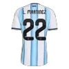 L.MARTINEZ #22 Argentina Home Player Version Jersey World Cup 2026 - gogoalshop