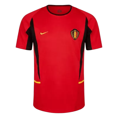 Retro Soccer Jersey Belgium Home World Cup 2002 - gogoalshop