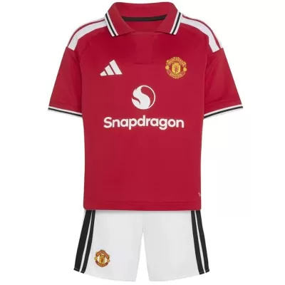 Manchester United Home Kids Soccer Jerseys Kit 2026/27 - gogoalshop