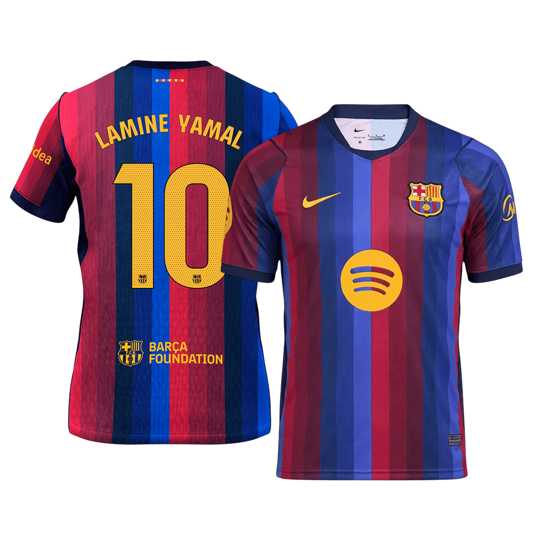 FC Barcelona Yamal ヤマル　10 ユニフォームオーセンティック LAMINE YAMAL #10 Barcelona Home Soccer Jersey 2026/27 | Gogoalshop