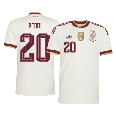 PEDRI #20 Spain Champion Away Soccer Jersey World Cup 2026 - gogoalshop