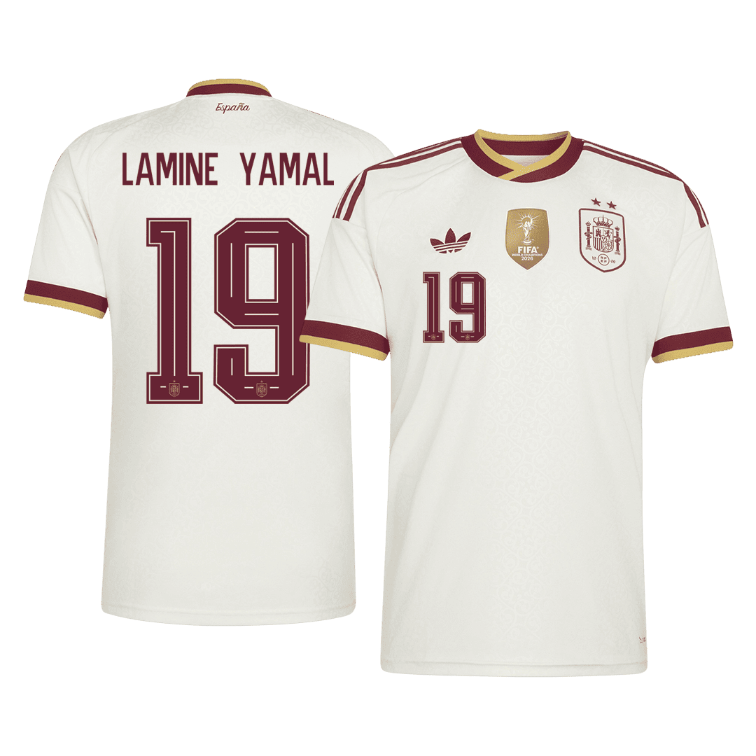 LAMINE YAMAL #19 Spain Away Player Version Jersey World Cup 2026