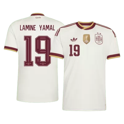 LAMINE YAMAL #19 Spain Away Player Version Jersey World Cup 2026 - Champion - gogoalshop