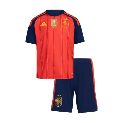 Spain Champion Home Kids Soccer Jerseys Kit World Cup 2026 - gogoalshop