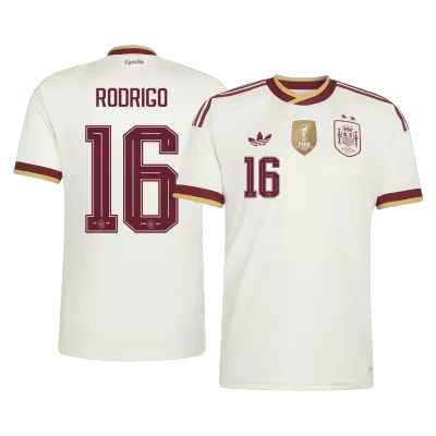RODRIGO #16 Spain Champion Edition Away Soccer Jersey World Cup 2026 - gogoalshop